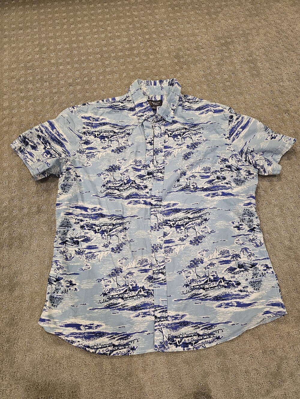 Wallin & Bros Hawaiian Aloha Shirt, Size XL
